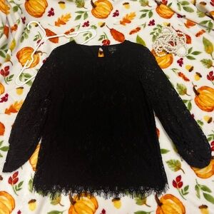 Worthington Black Lace Top